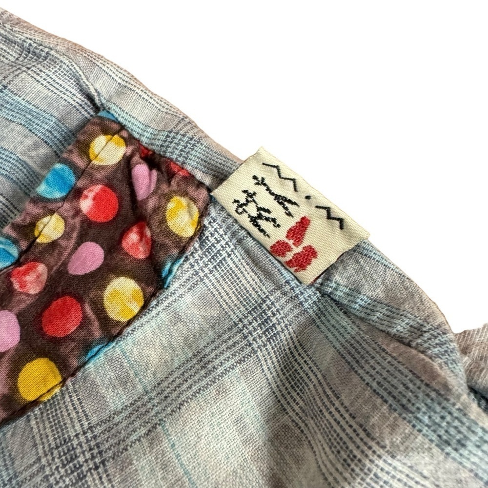 GUC Savage Culture vintage mini dress, multi-medium, colourful, size Large - Picture 10 of 12